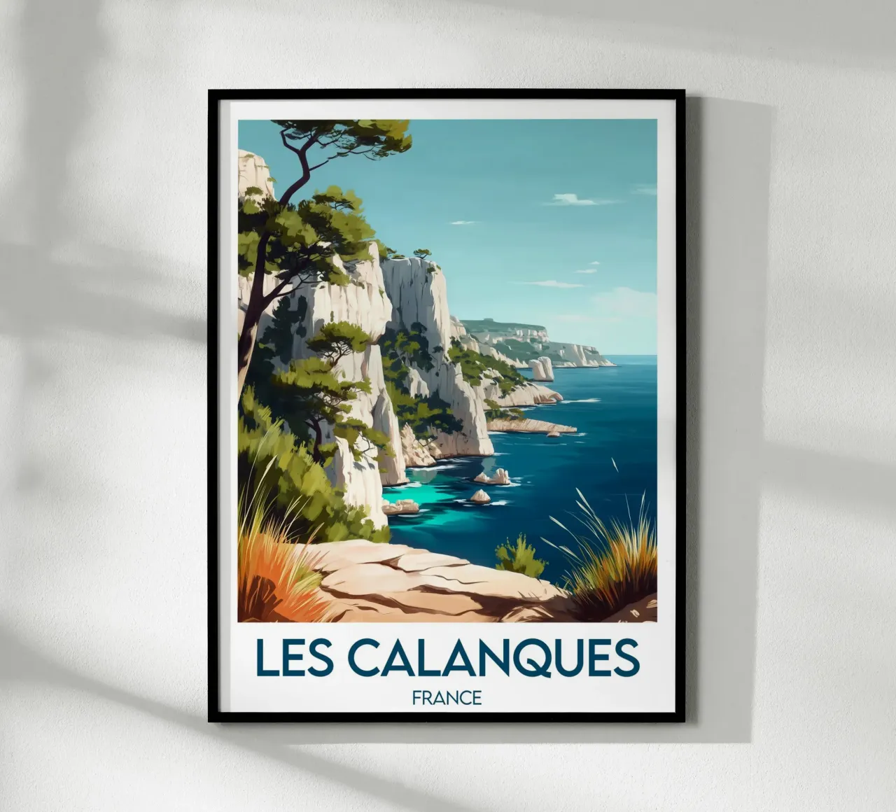 Poster di Les Calanques carta hahnemühle da Frame the World