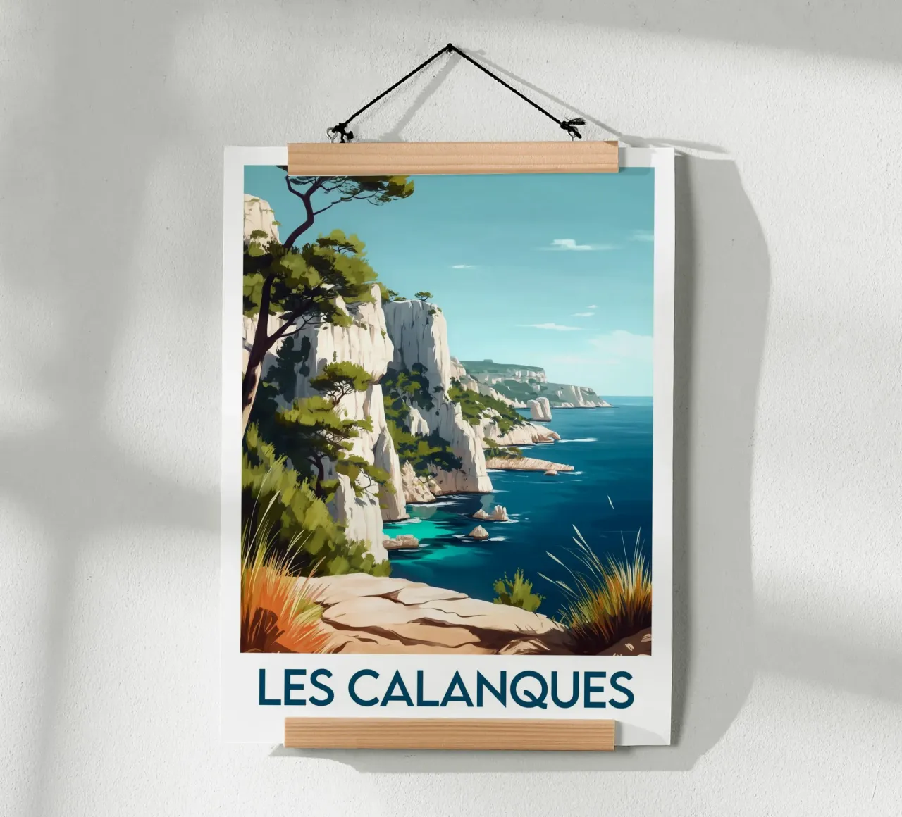 Poster di Les Calanques carta hahnemühle da Frame the World