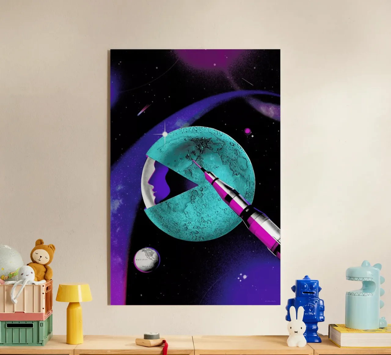 Moon Landing plexiglass da Kolorama