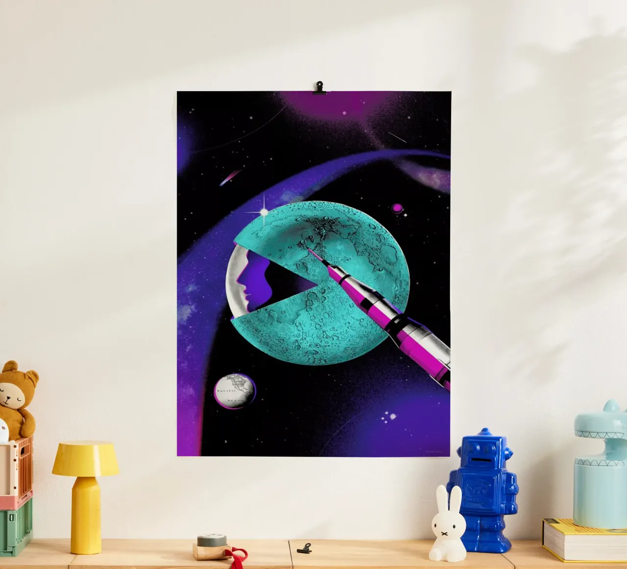 Moon Landing carta hahnemühle da Kolorama