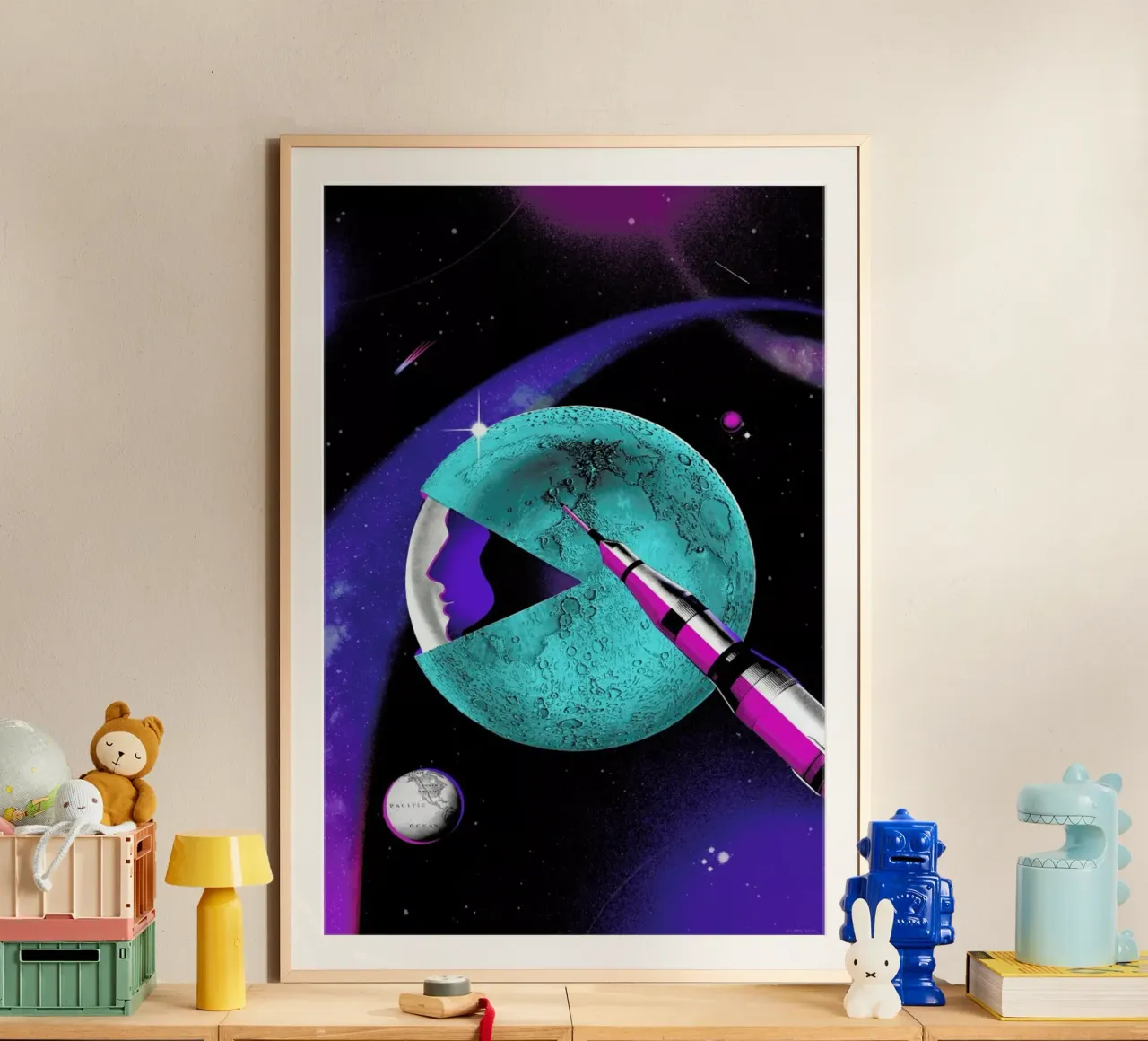 Moon Landing carta hahnemühle da Kolorama