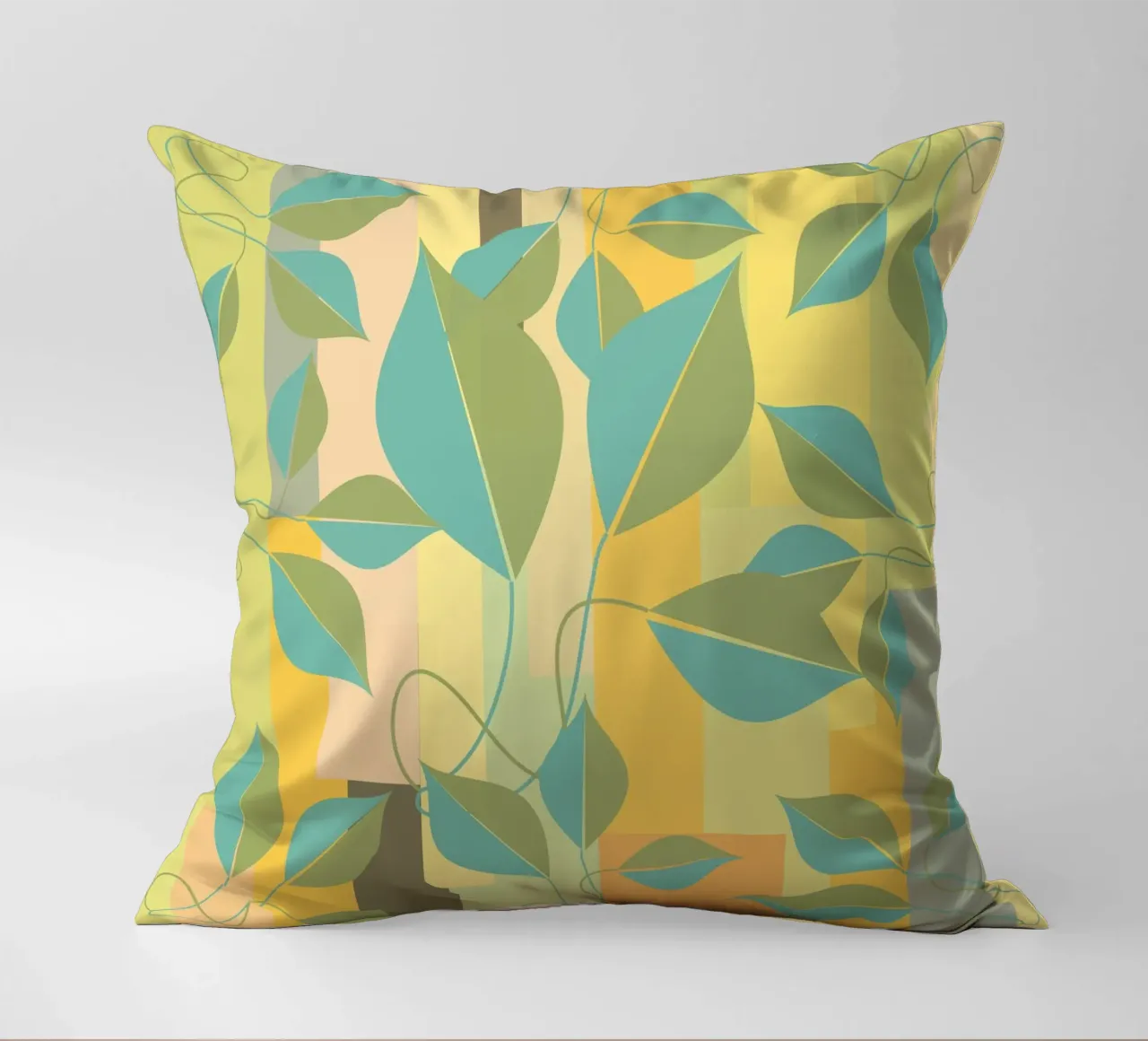 Foglie a colori cuscino da LaylaOzPatterns