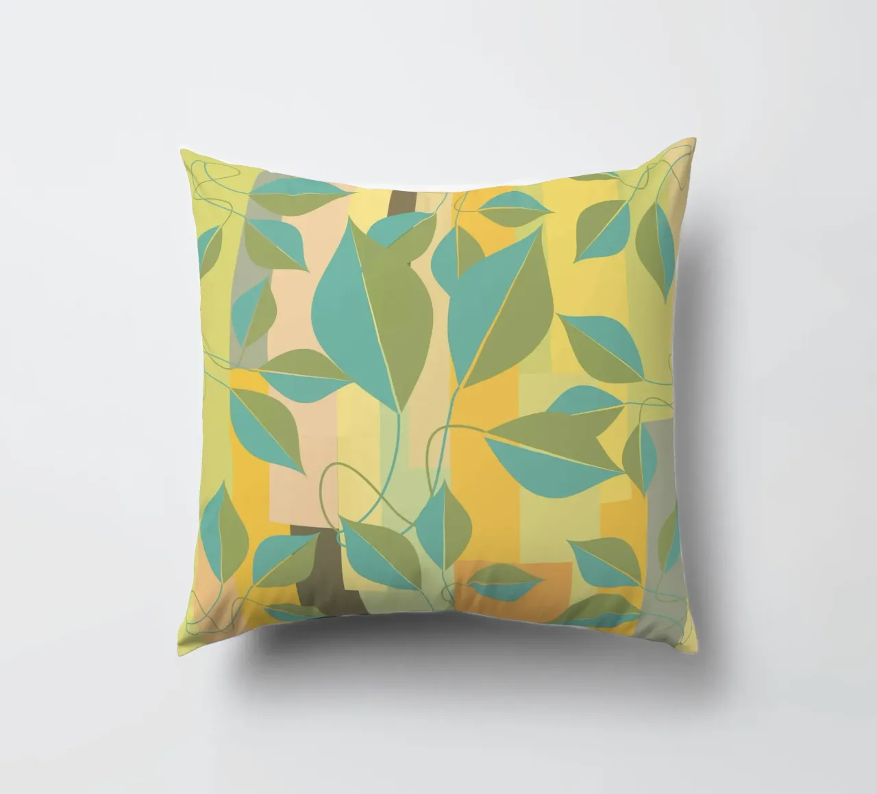 Foglie a colori cuscino da LaylaOzPatterns
