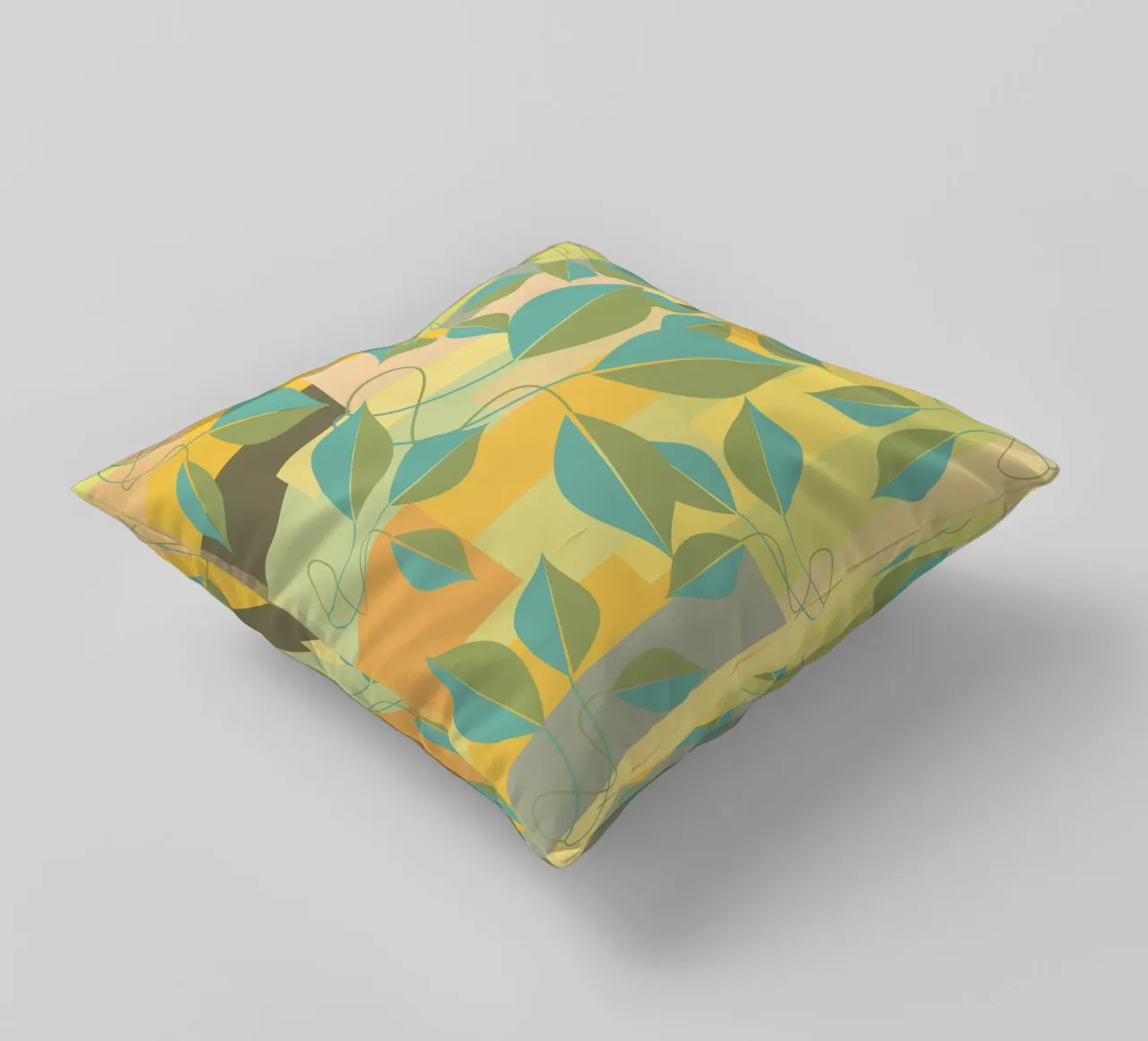 Foglie a colori cuscino da LaylaOzPatterns