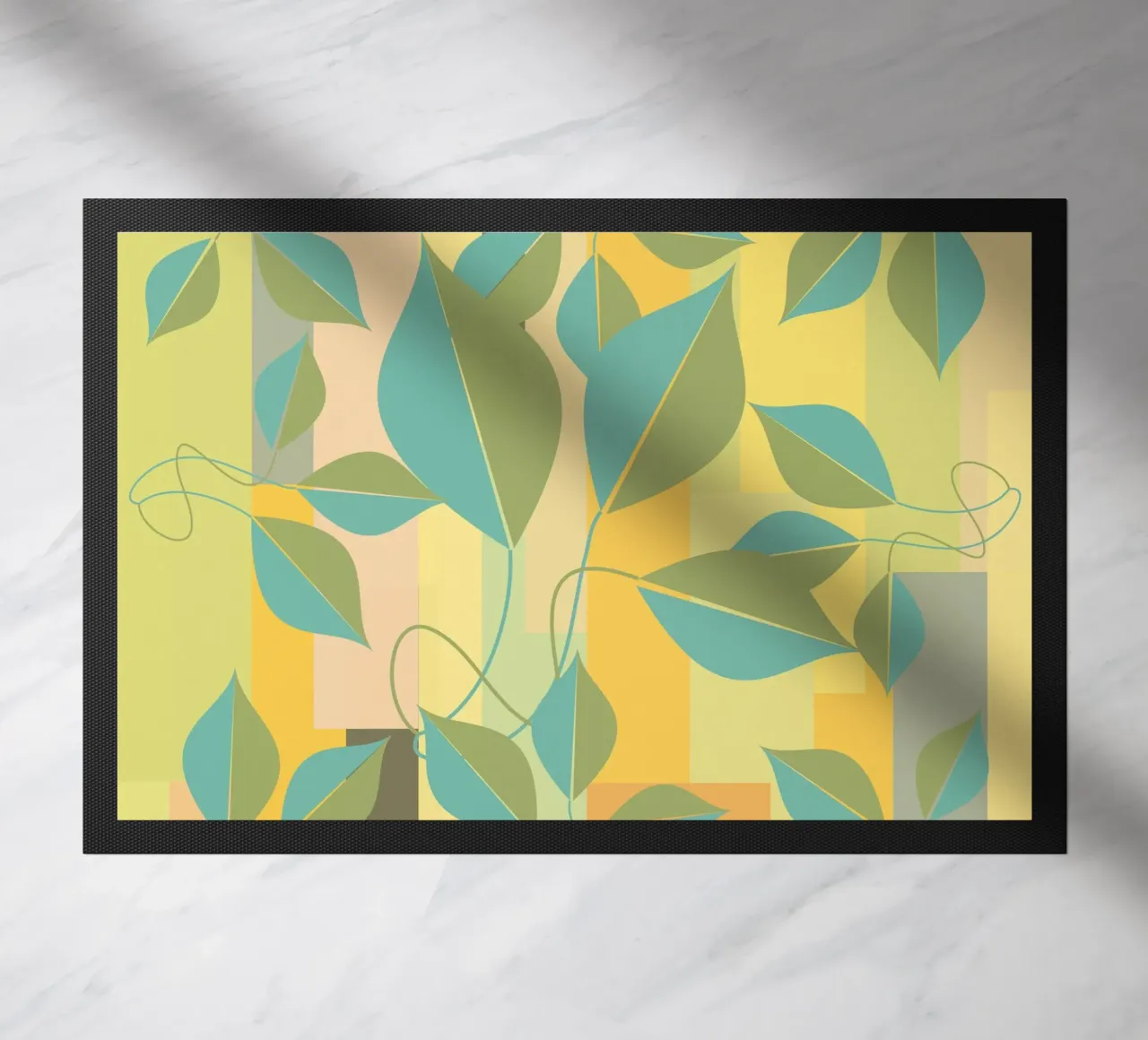 Foglie a colori zerbino da LaylaOzPatterns