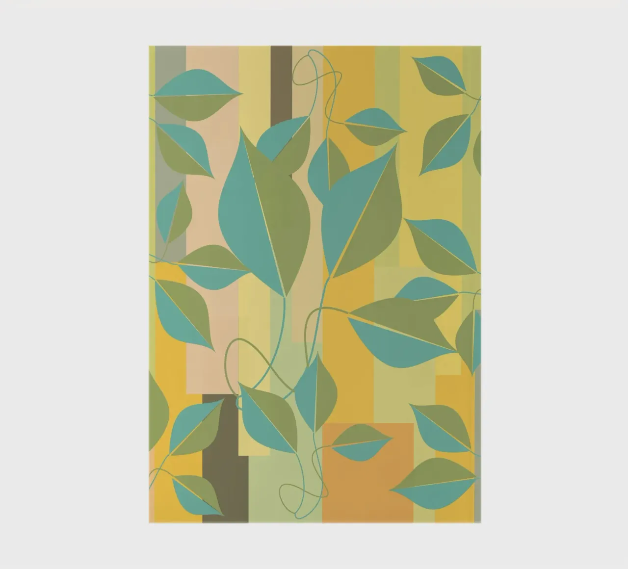 Leaves in colors pattern notebook by LaylaOzPatterns