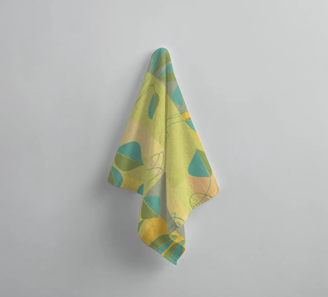 Leaves in colors pattern towel by LaylaOzPatterns
