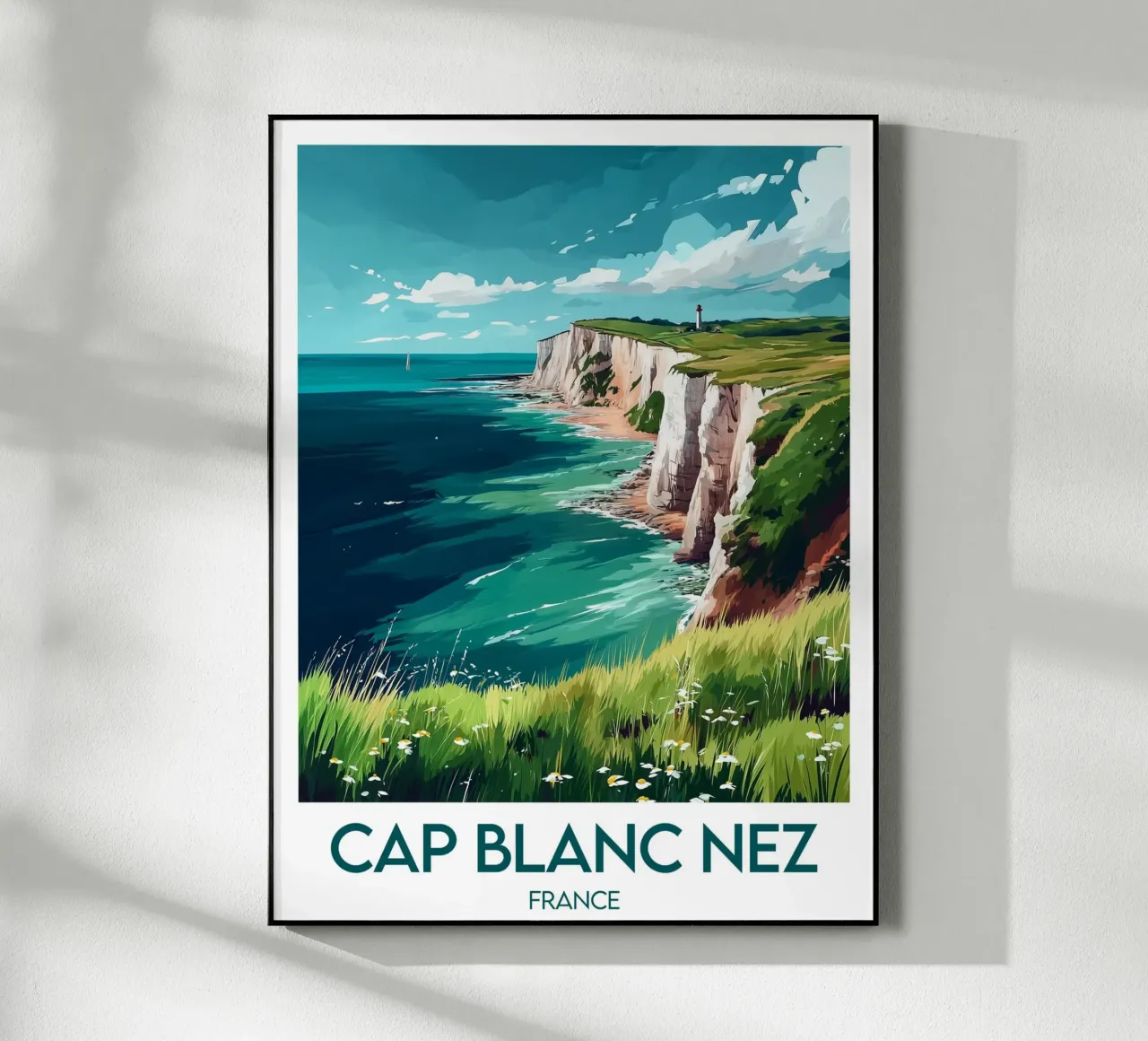 Affiche Cap Blanc Nez plexiglass da Frame the World