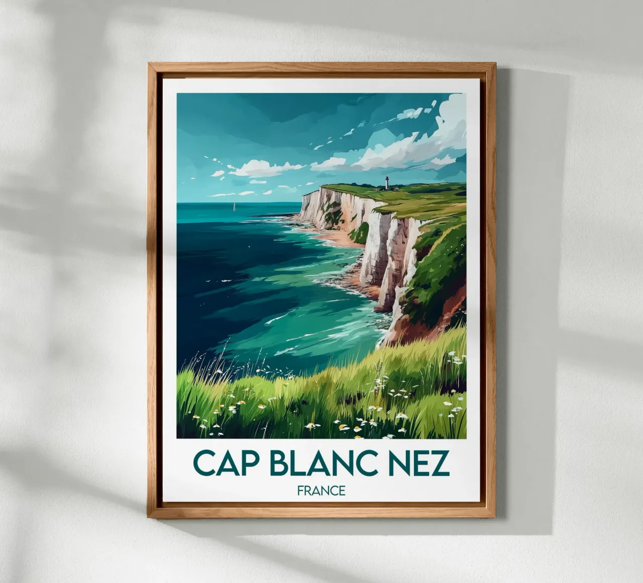 Affiche Cap Blanc Nez alluminio dibond da Frame the World
