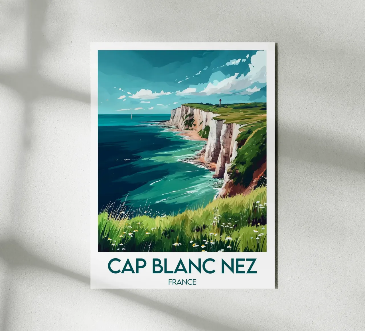 Affiche Cap Blanc Nez alluminio dibond da Frame the World