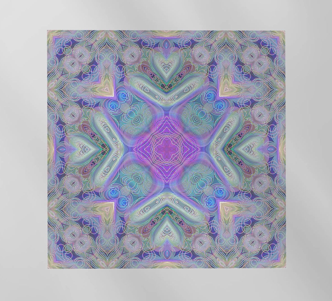 Caleidoscopio di colori vivaci, linee e contorni ordinati pellicola backlit da Gürsel Yesil Digital Art