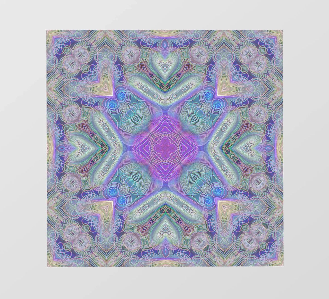 Caleidoscopio di colori vivaci, linee e contorni ordinati pellicola backlit da Gürsel Yesil Digital Art