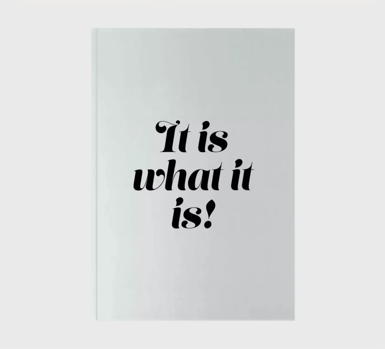 It Is What It Is notebook by Ayleen