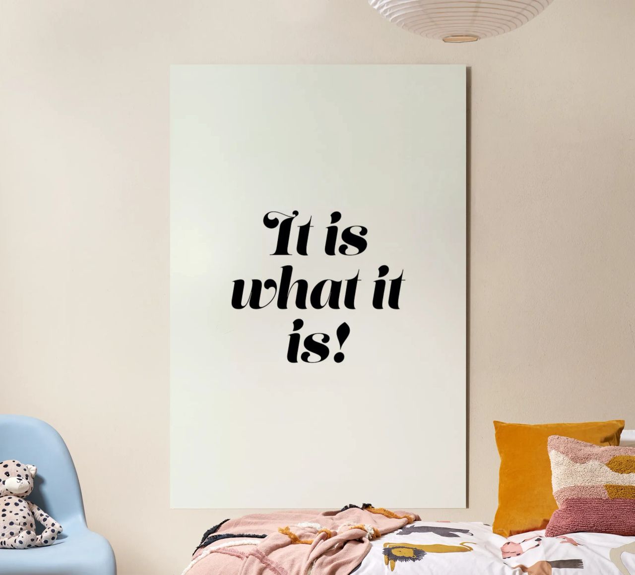 It Is What It Is alluminio dibond da Ayleen