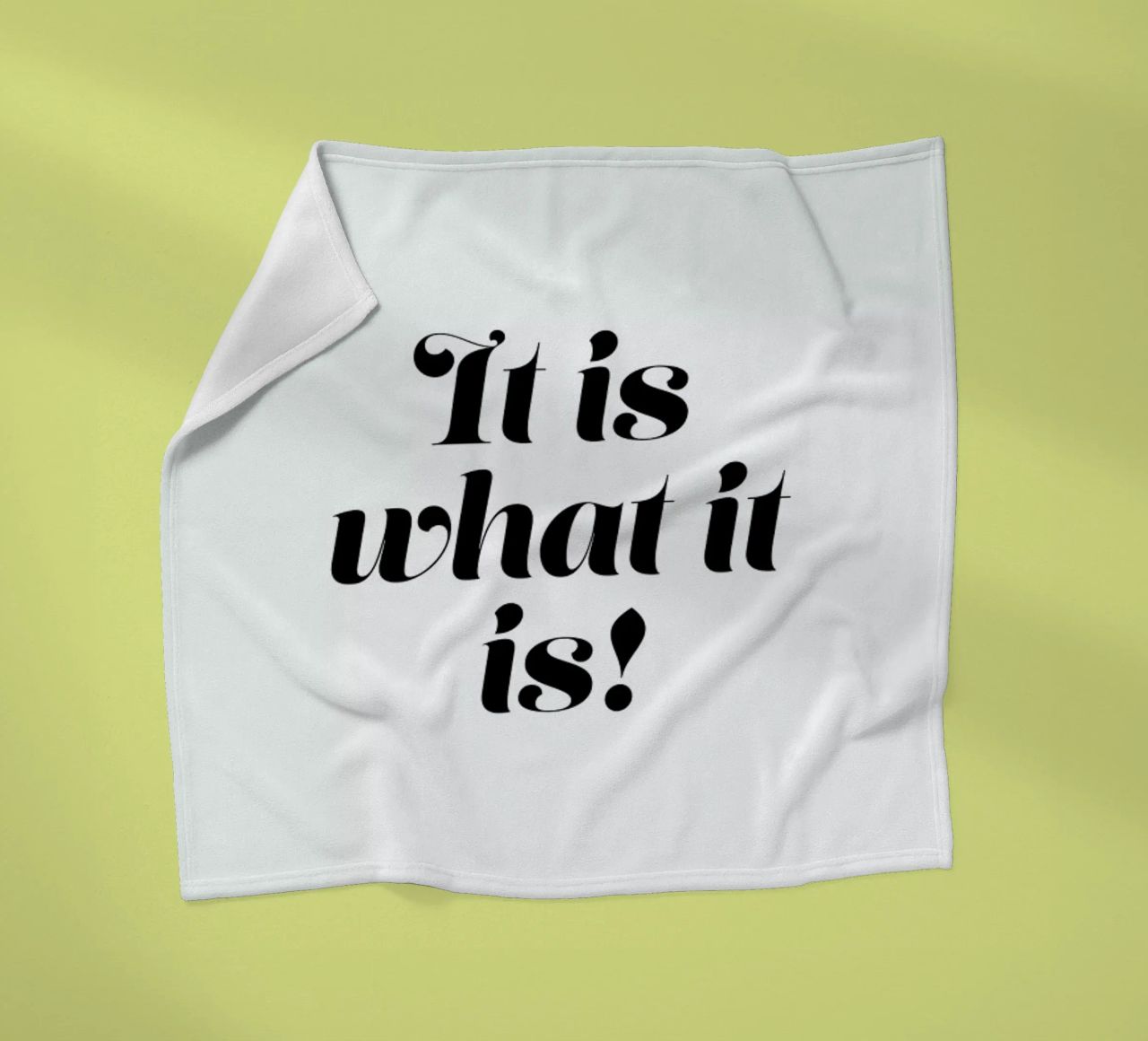 It Is What It Is coperta in pile da Ayleen