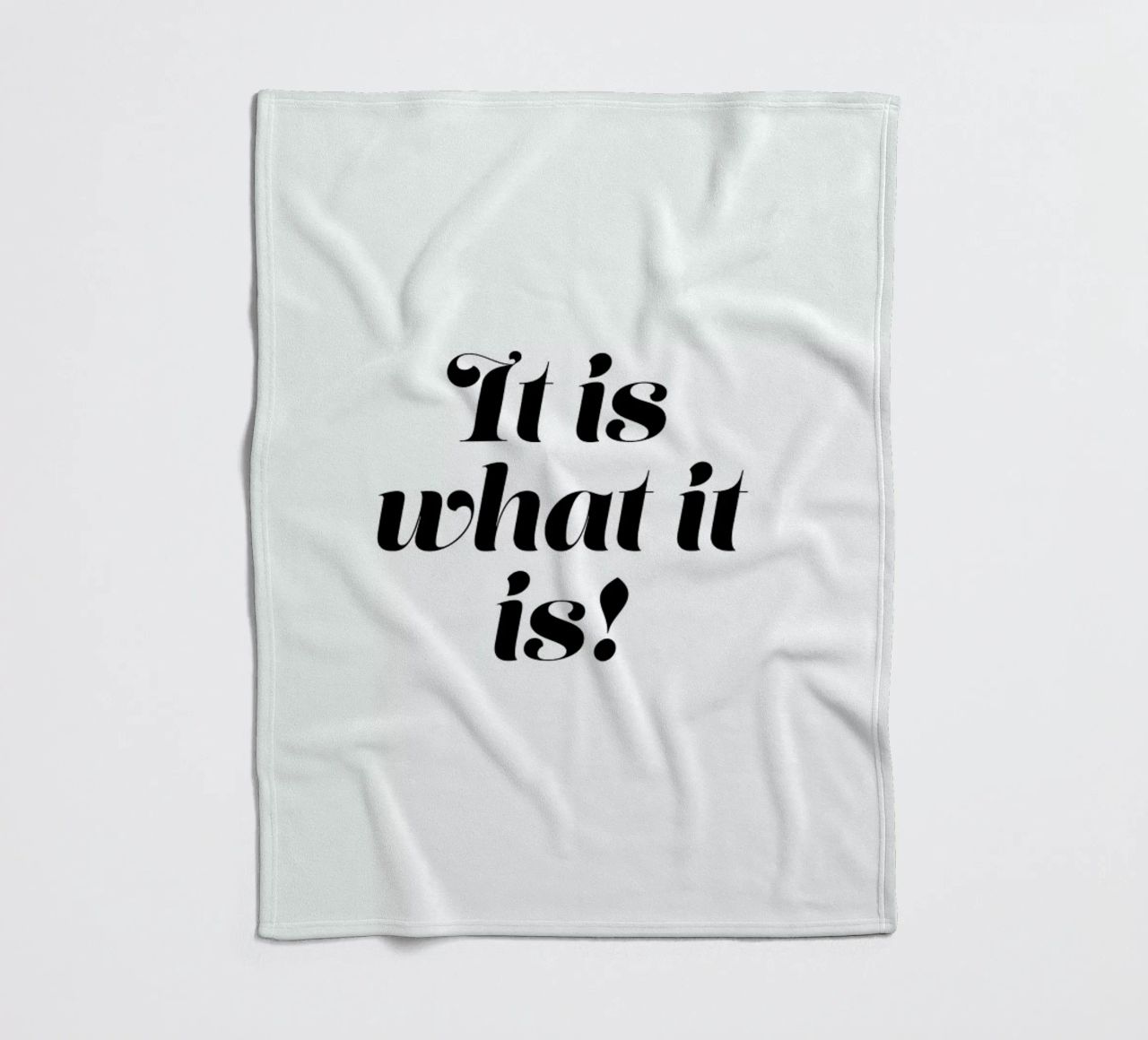 It Is What It Is coperta in pile da Ayleen