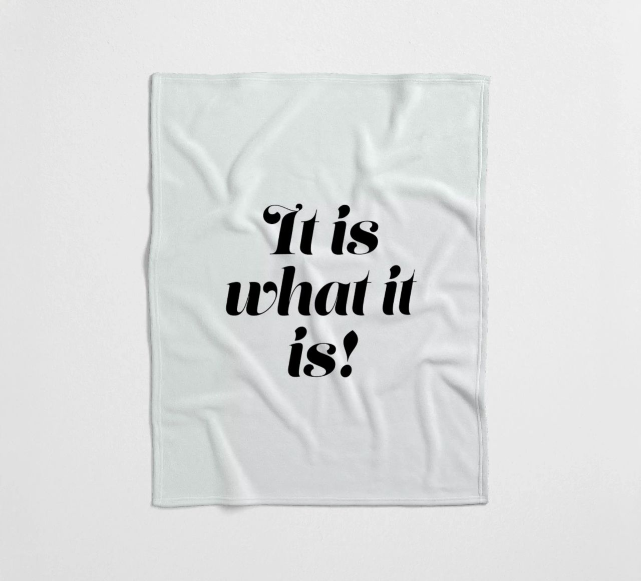 It Is What It Is coperta in pile da Ayleen