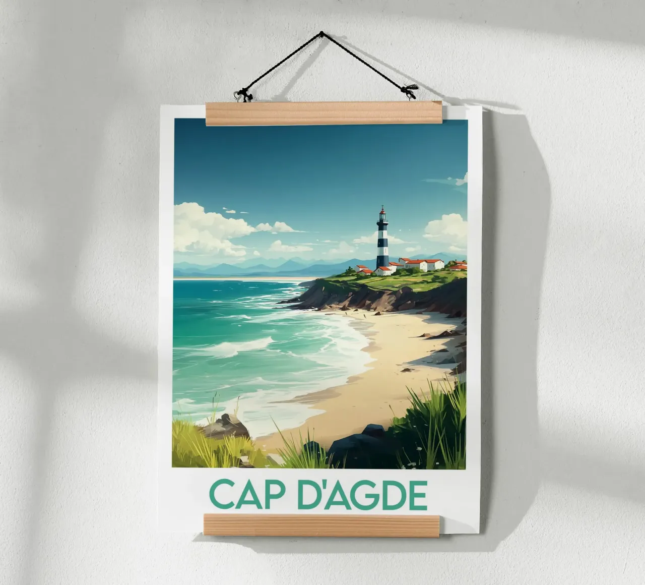Poster di Cap d'Agde carta hahnemühle da Frame the World