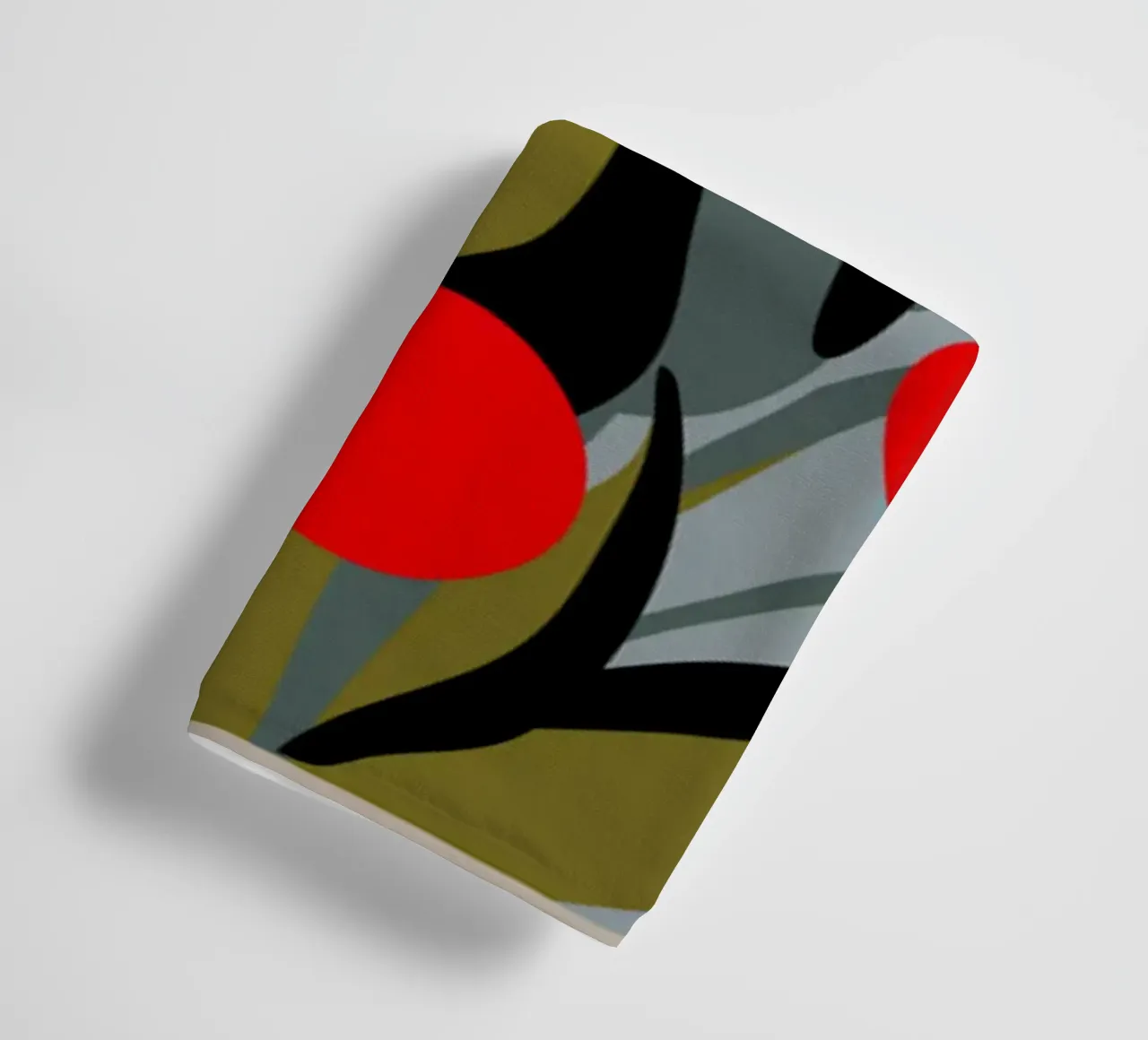 Bold Botanical Print – Modern Red Berries Wall Art asciugamano da bagno da Spunk