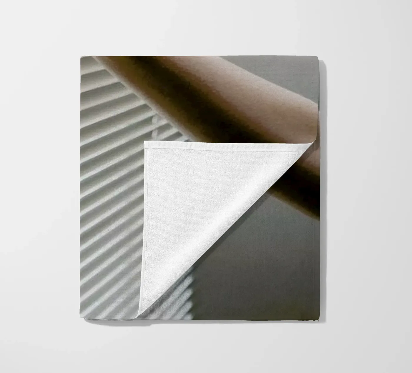Window Blinds beach towel by Chris Abatzis