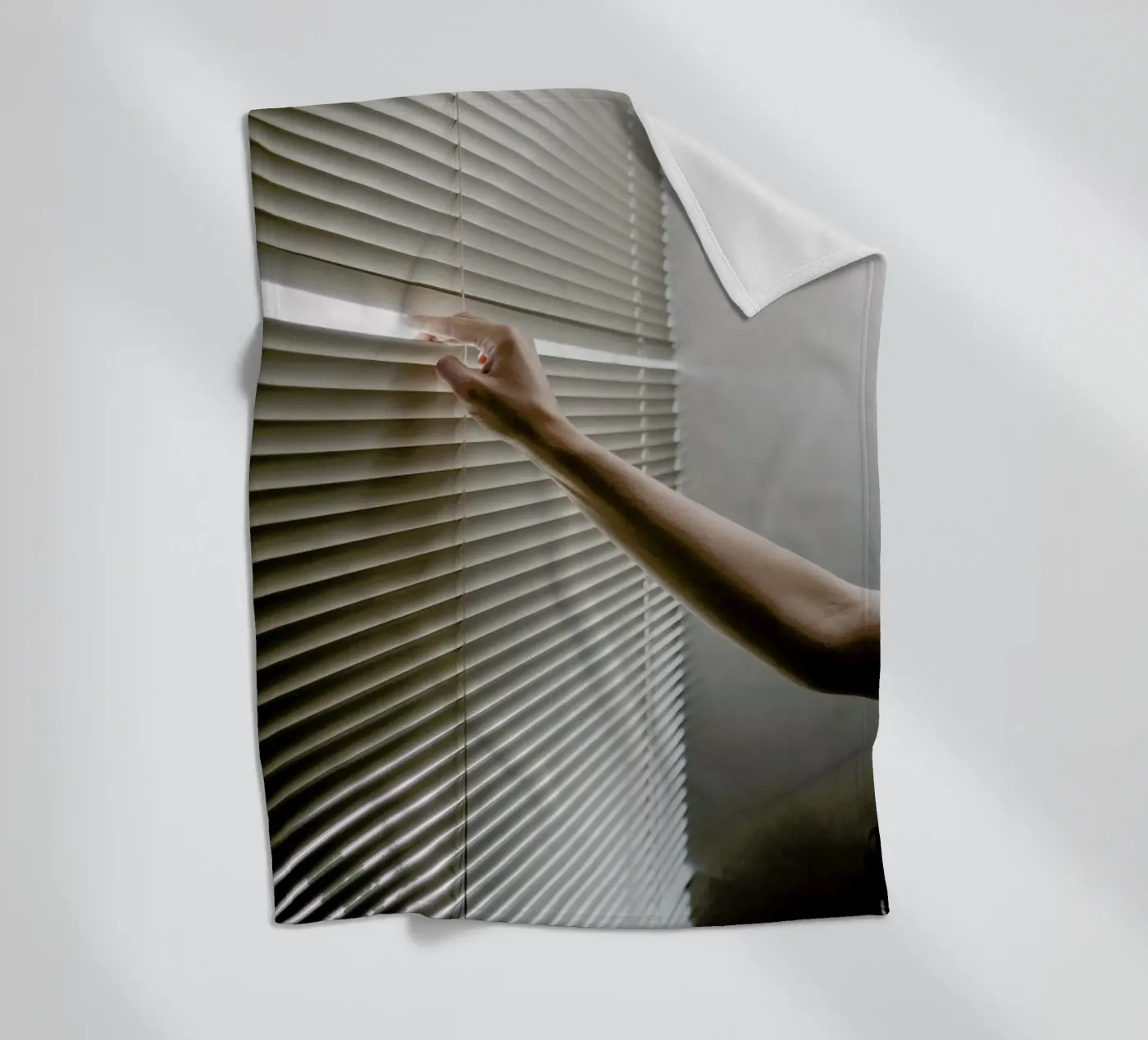 Window Blinds fleecedeken van Chris Abatzis