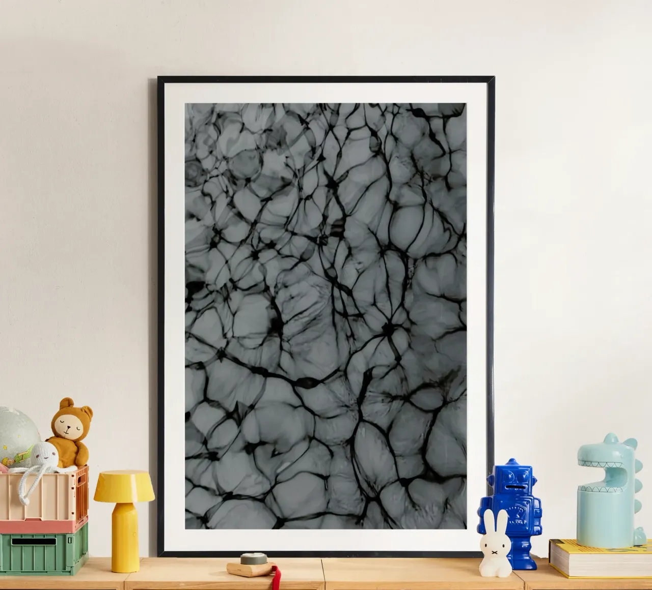 Abstract Life II poster con telaio in plastica da Studio Nahili