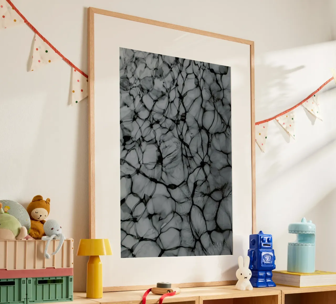 Abstract Life II poster con telaio in plastica da Studio Nahili