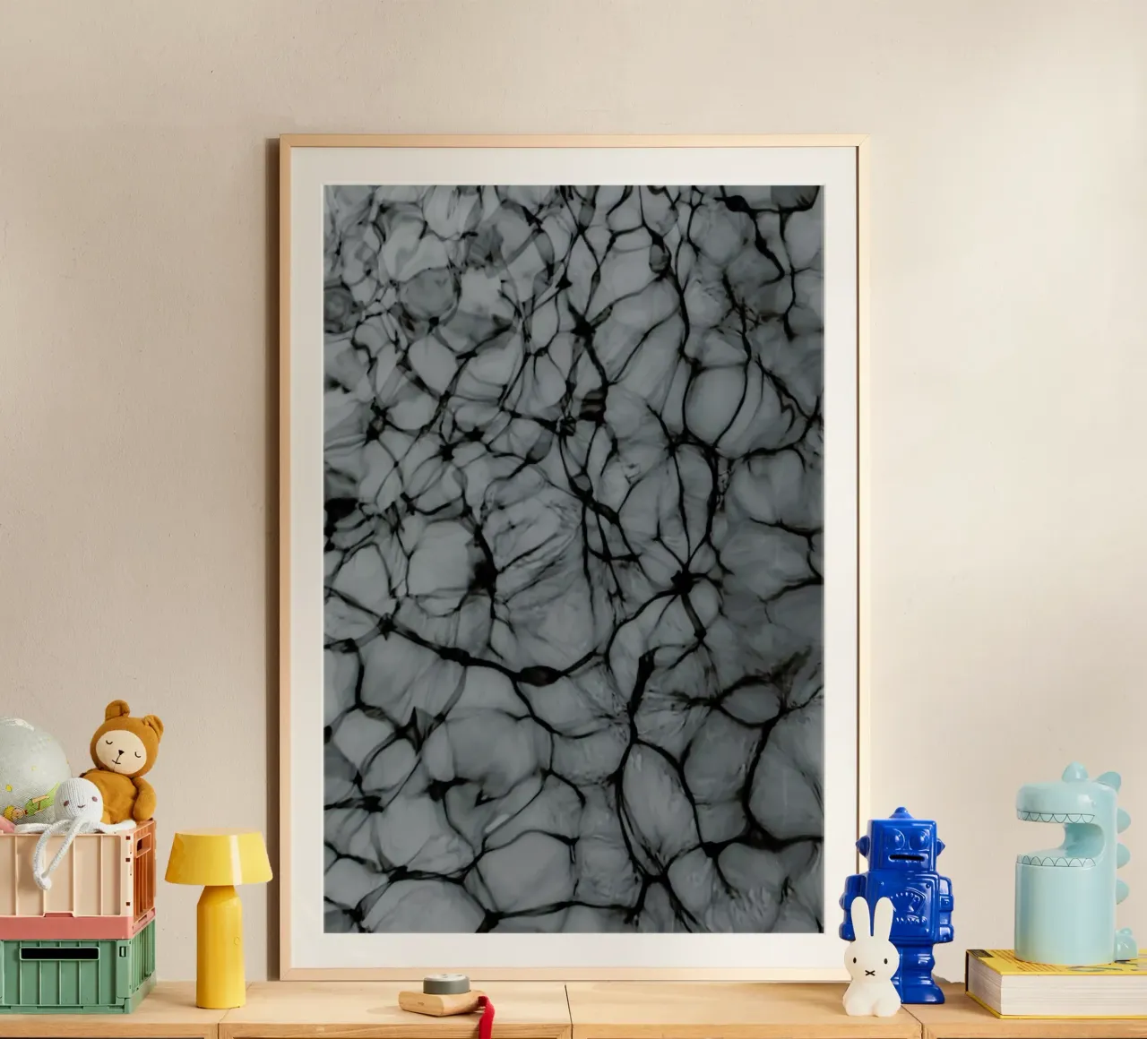Abstract Life II poster con telaio in plastica da Studio Nahili