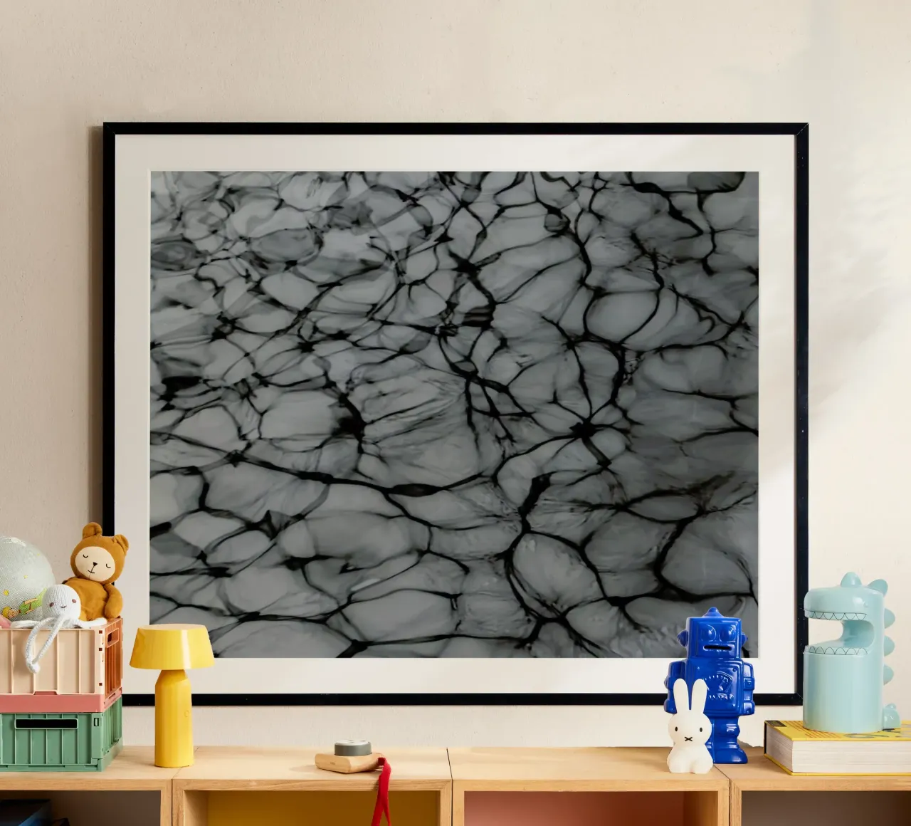 Abstract Life II poster con telaio in plastica da Studio Nahili