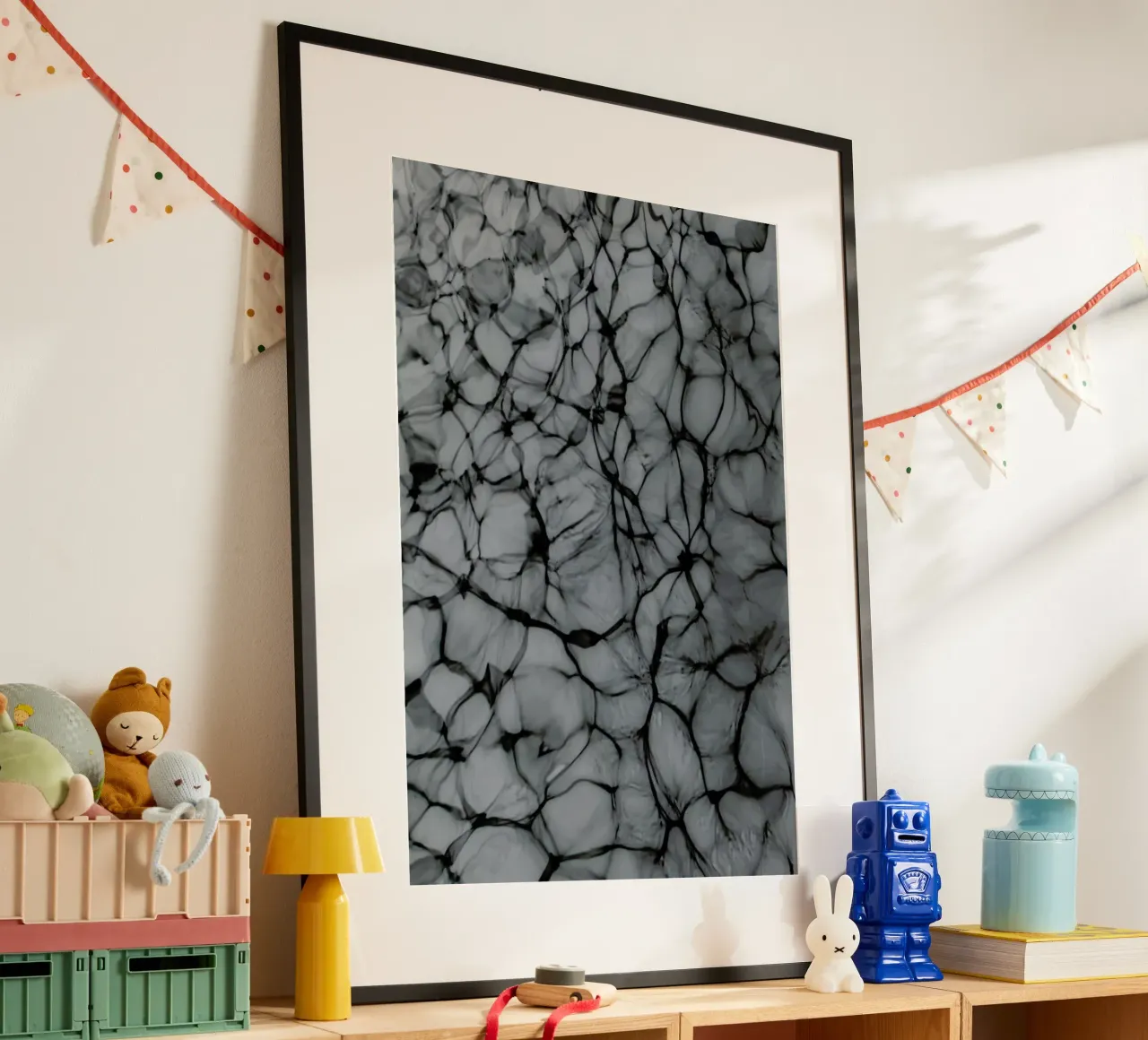 Abstract Life II poster con telaio in plastica da Studio Nahili
