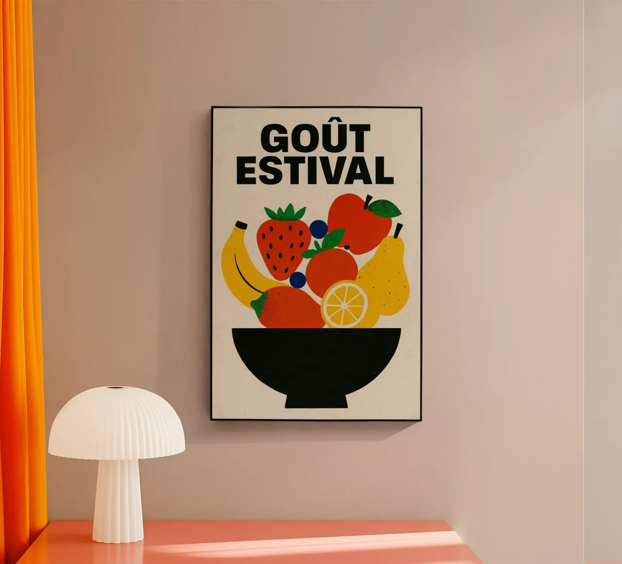Sabor de verano - Explosión afrutada metacrilato de Pop and Fruits - Affiches & posters
