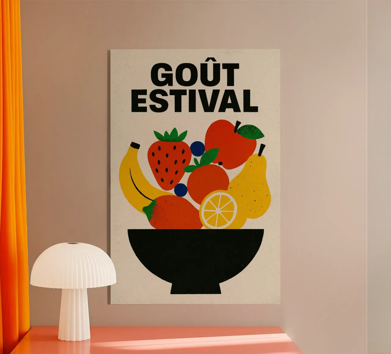 Sabor de verano - Explosión afrutada metacrilato de Pop and Fruits - Affiches & posters