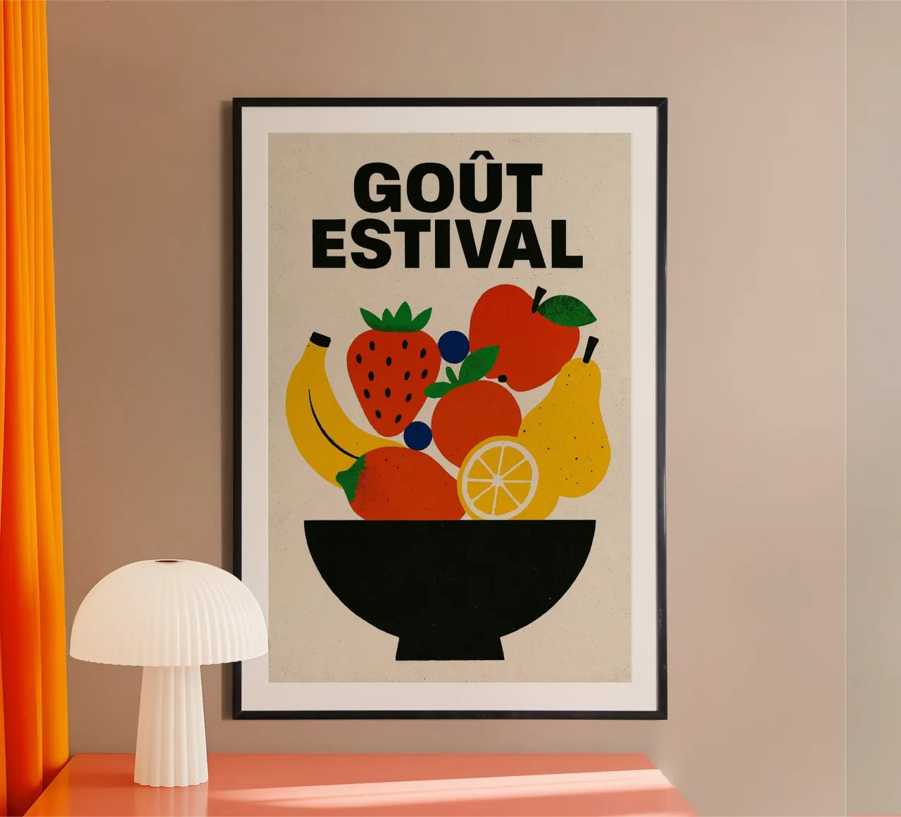 Gusto estivo - Esplosione di frutta poster da Pop and Fruits - Affiches & posters