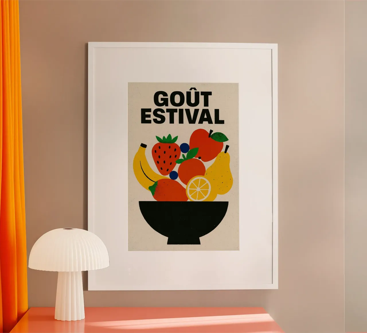 Gusto estivo - Esplosione di frutta poster da Pop and Fruits - Affiches & posters