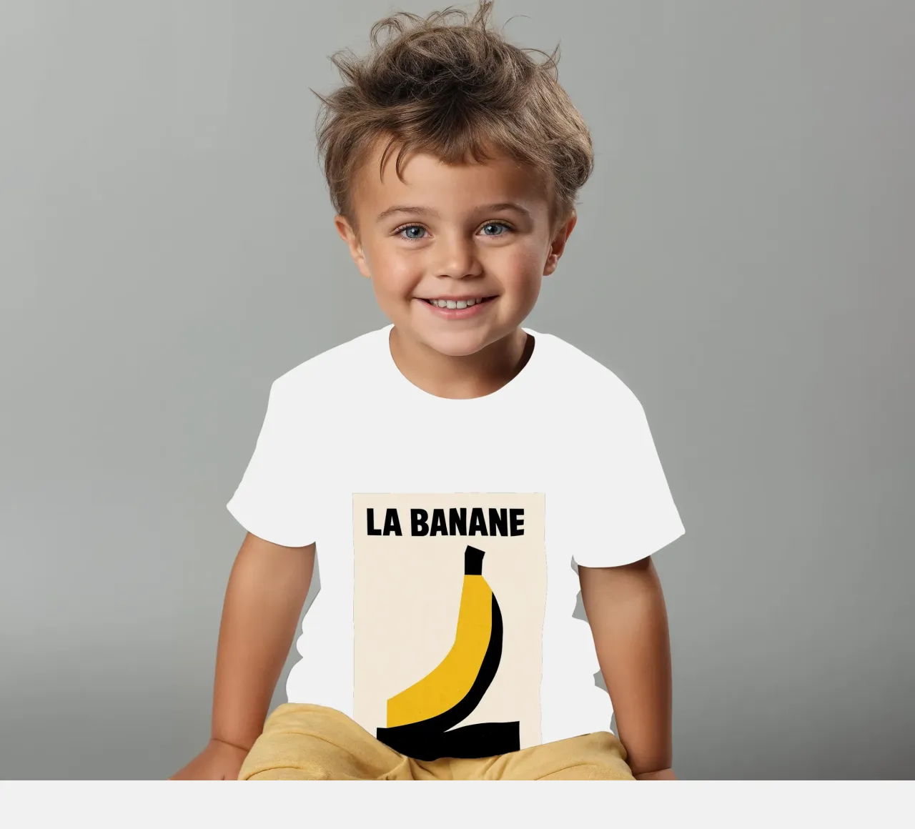 La Banane - The pop icon kids t-shirt by Pop and Fruits - Affiches & posters