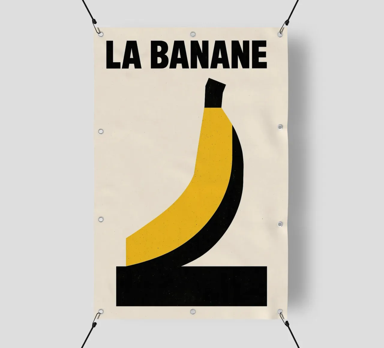 La Banane - L'icona pop telo in pvc da Pop and Fruits - Affiches & posters