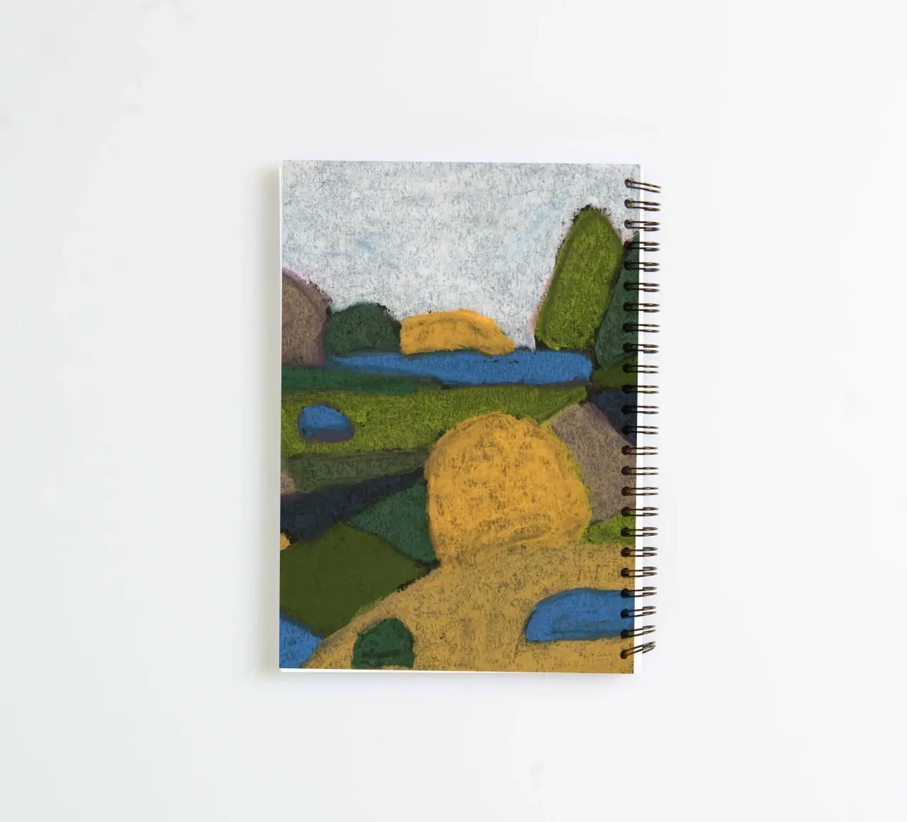 Endless Summer Fields spiral notebook by Alisa Galitsyna