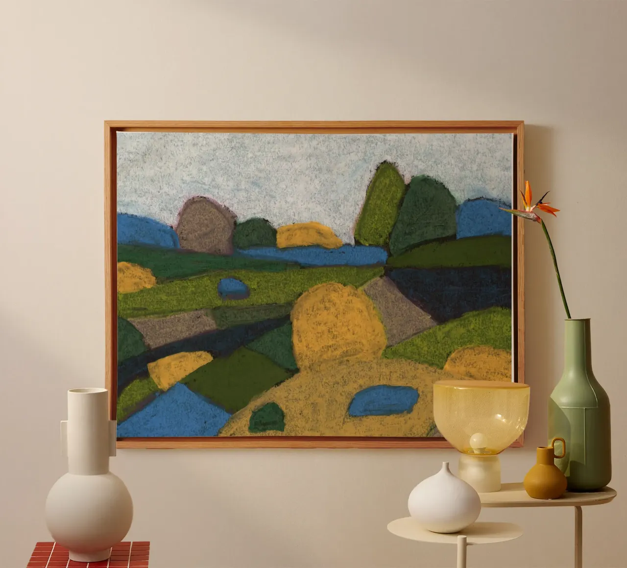 Endless Summer Fields canvas by Alisa Galitsyna