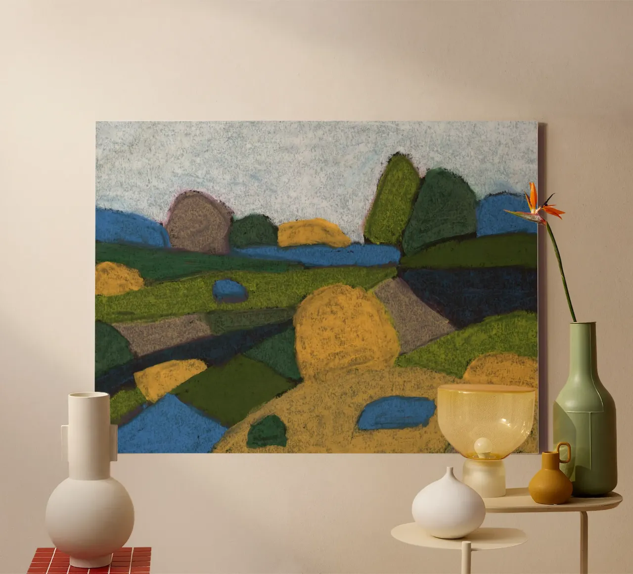 Endless Summer Fields canvas by Alisa Galitsyna