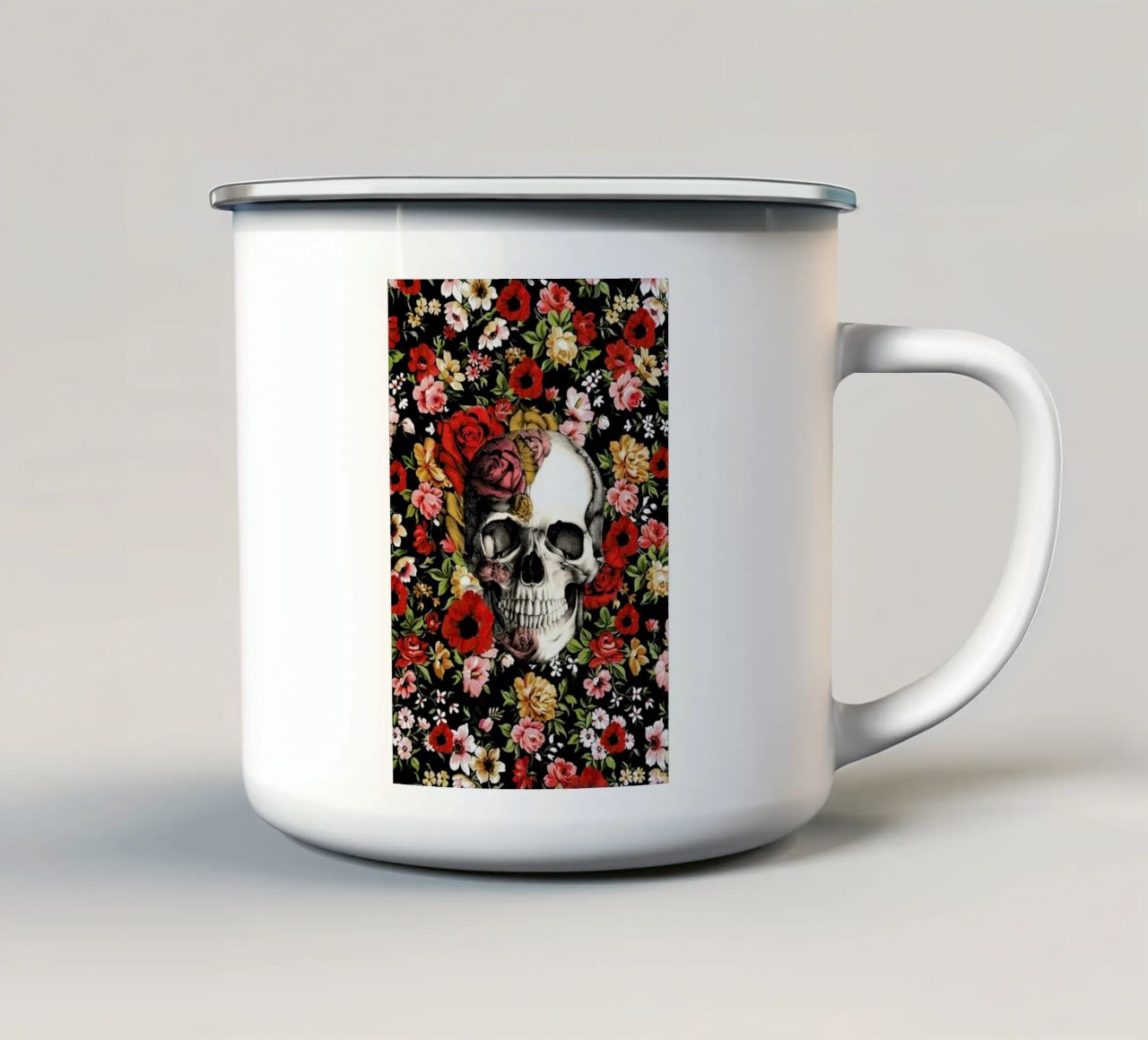 In Bloom tazza in smalto da Kristy Patterson