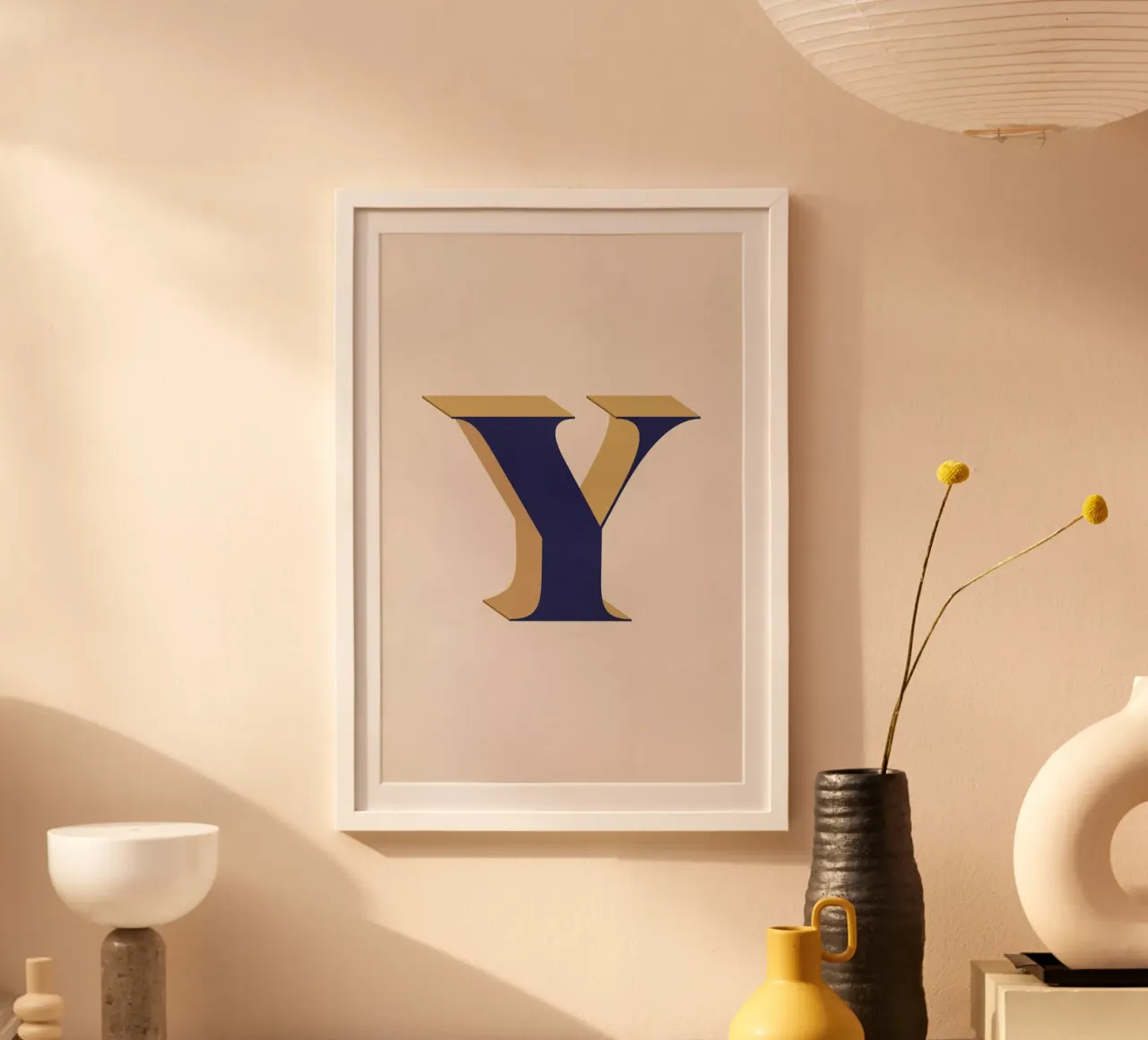 Blue Y poster da daylight design studio