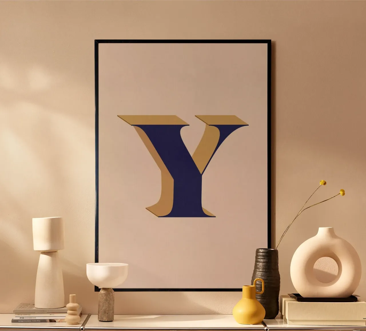 Blue Y poster da daylight design studio