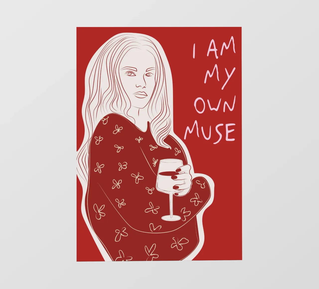 I Am My Own Muse pellicola backlit da Retro Love