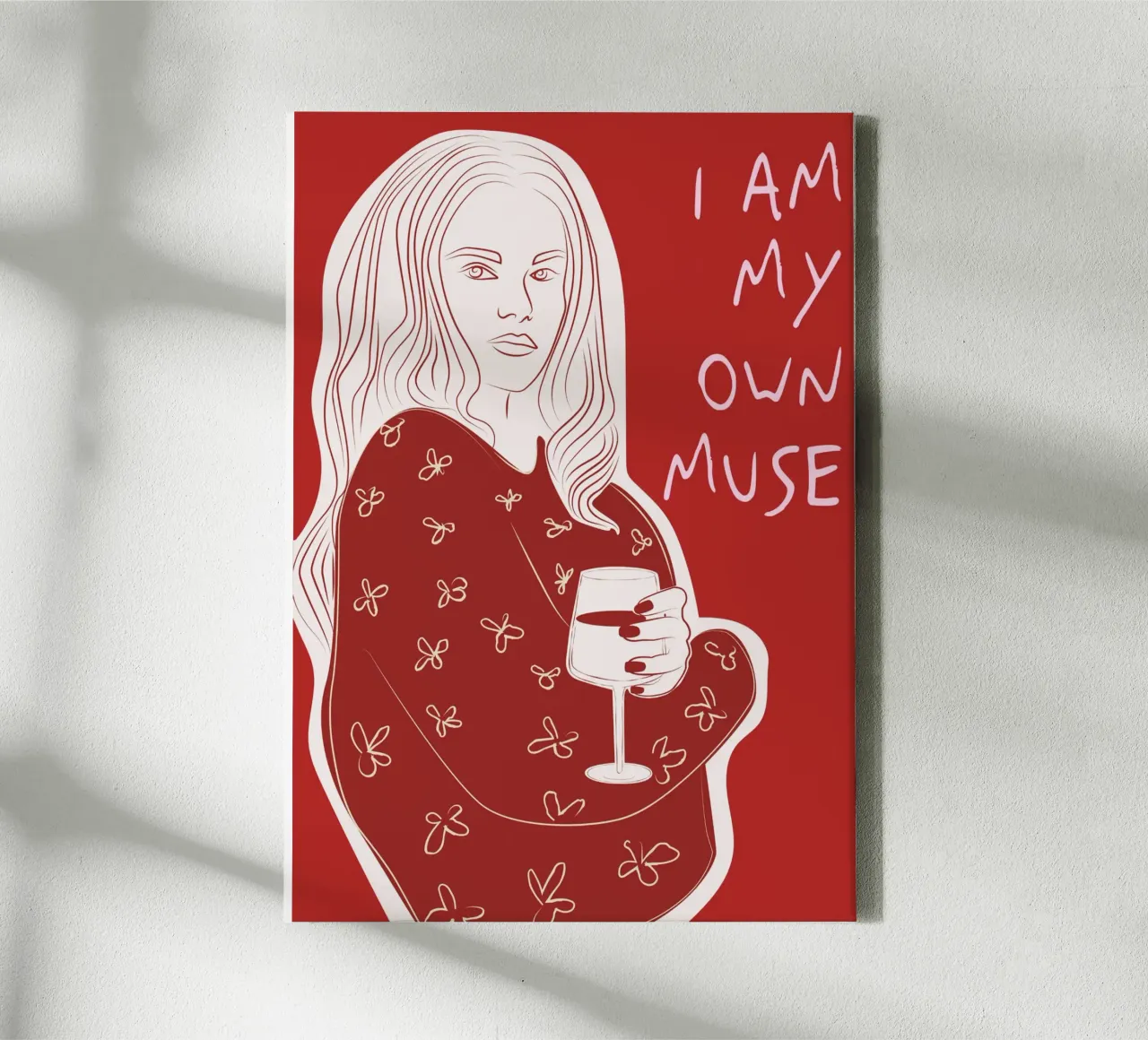 I Am My Own Muse canvas by Retro Love