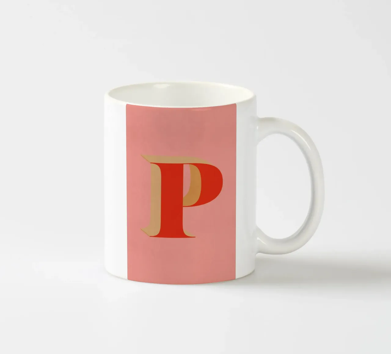 Red P Keramik Tasse von daylight design studio