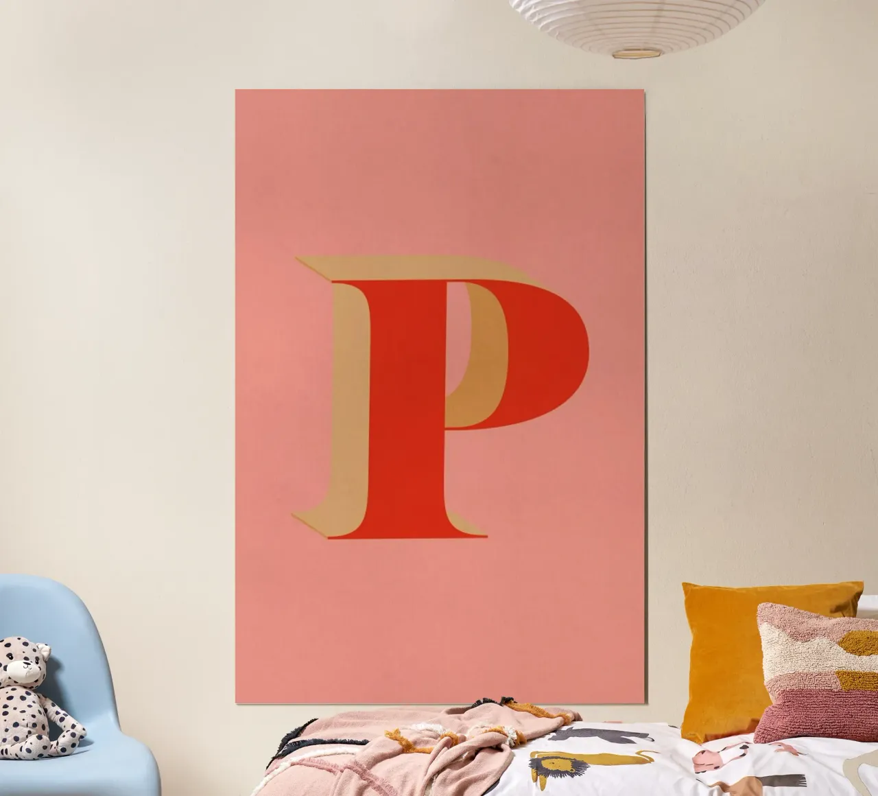 Red P poster da daylight design studio