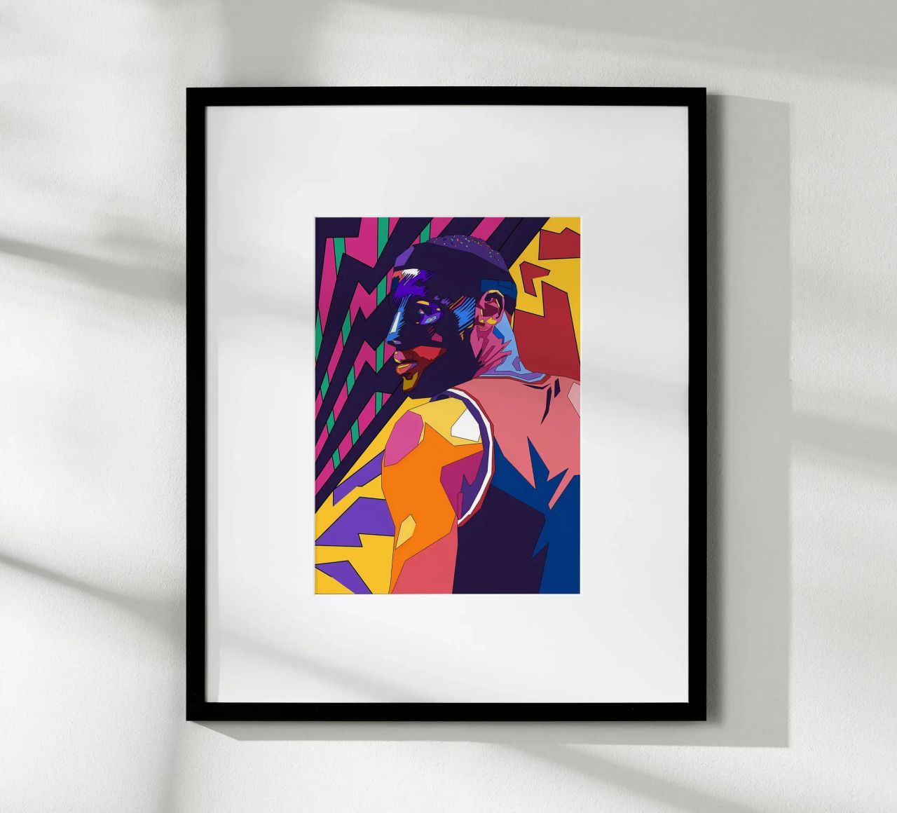Basketball Player Pop Art poster by Adriano
