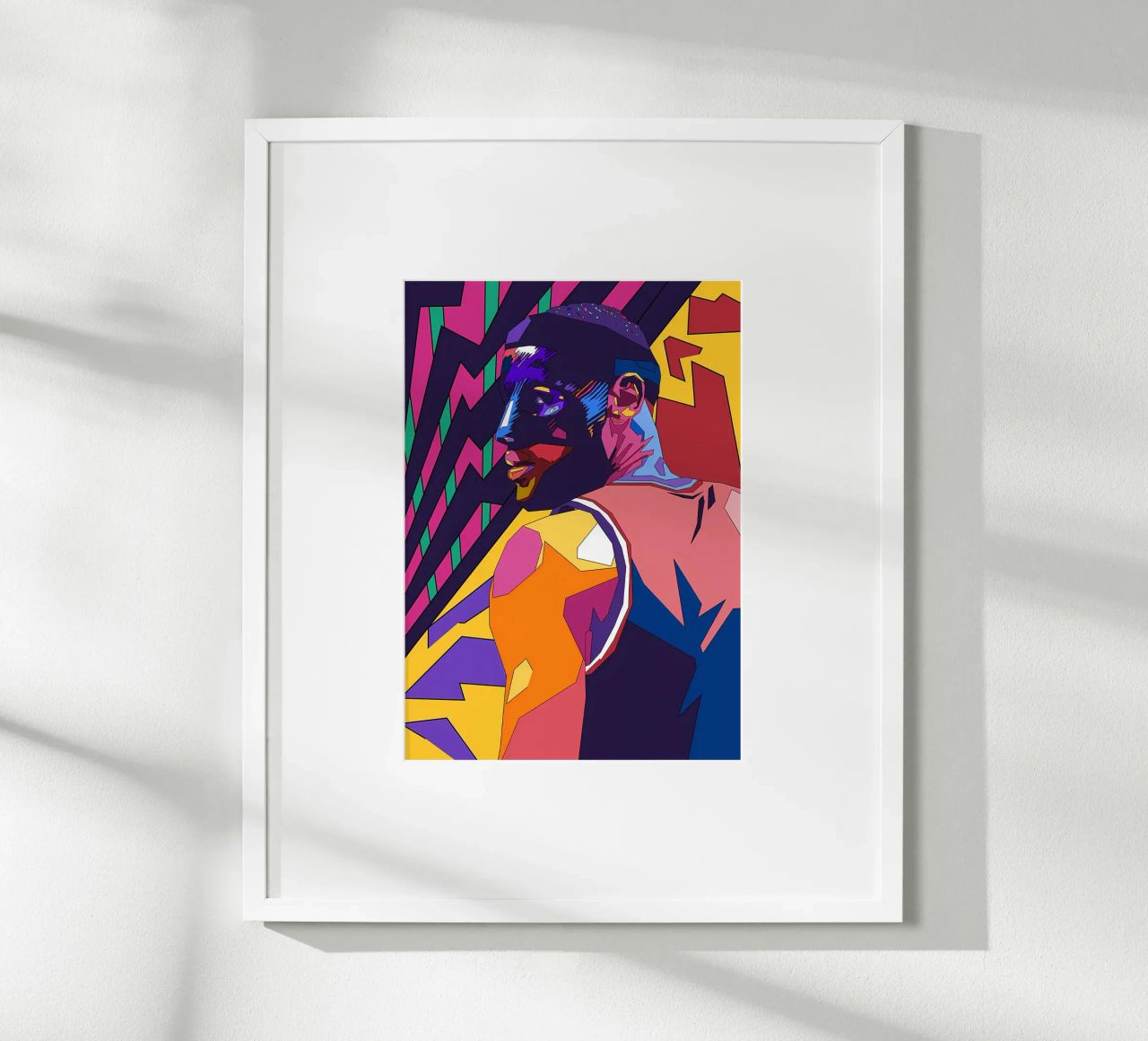 Basketball Player Pop Art poster by Adriano