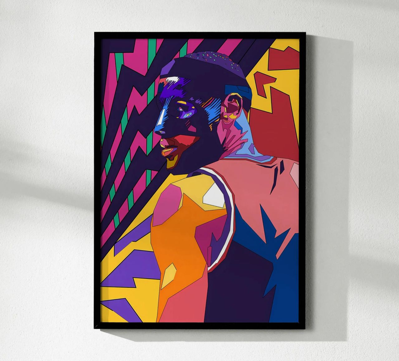 Basketball Player Pop Art poster by Adriano