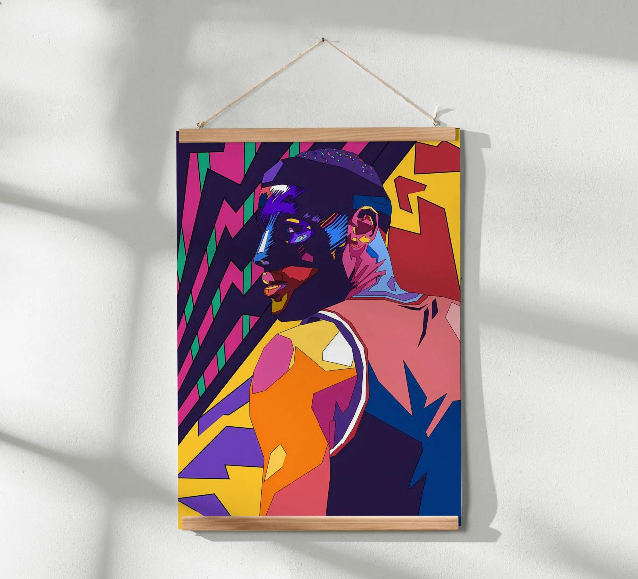 Basketball Player Pop Art poster by Adriano